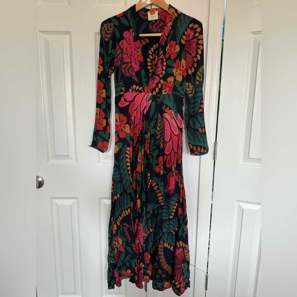 Farm Rio Floral Maxi Dress
